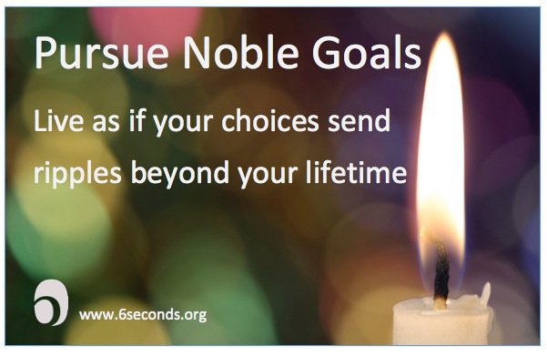 Noble Goals for the New Year